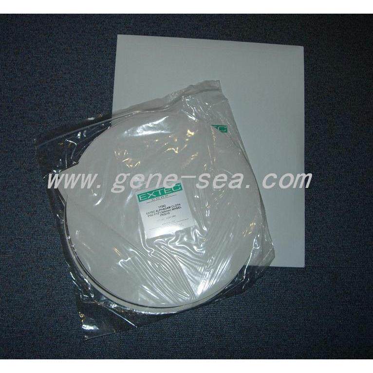 美国Extec 17262 12"(305mm)圆形背胶(PSA)棉质金相抛光绒布