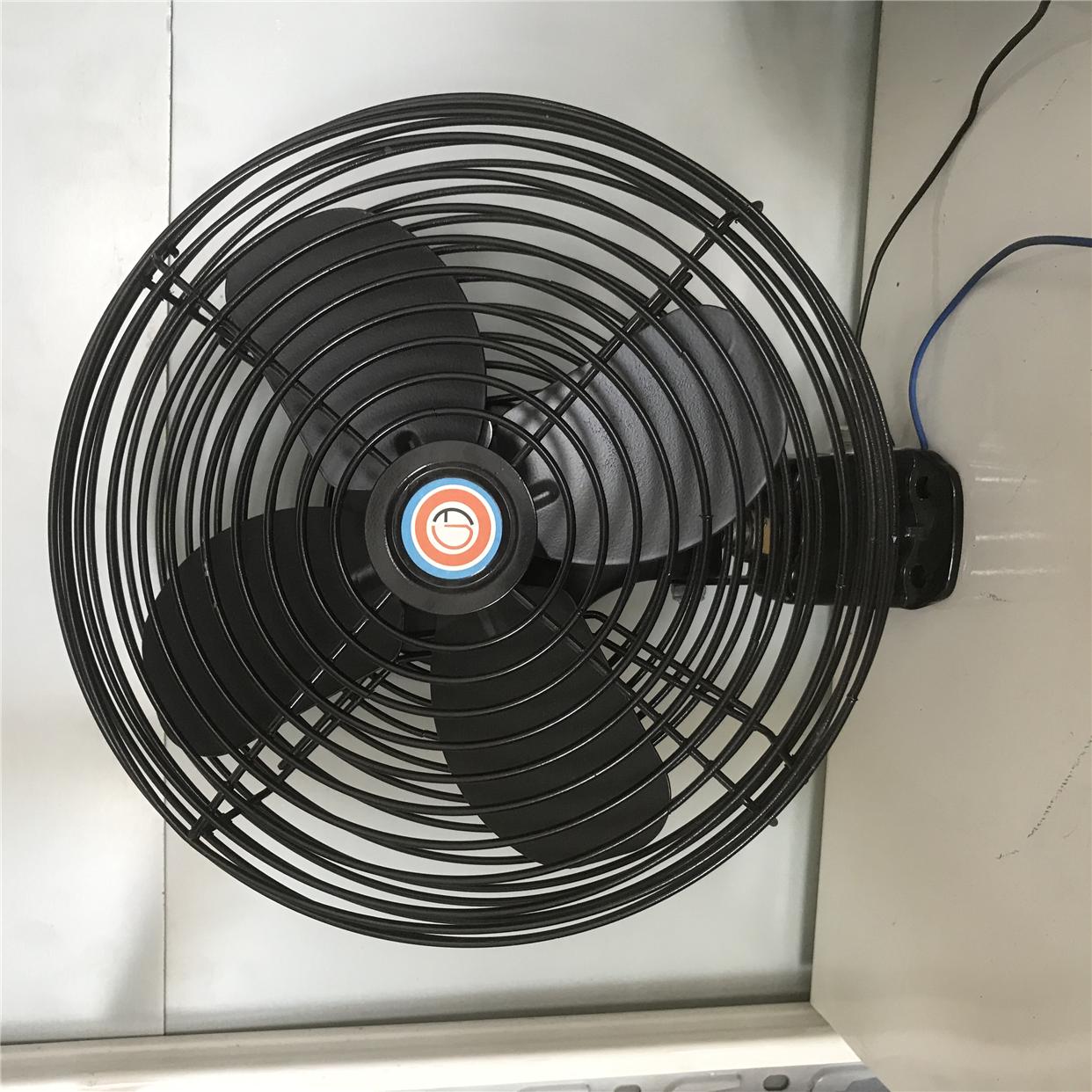 挖掘机车载电风扇12v强力制冷24v大功率工程车大货车铲车叉车风扇