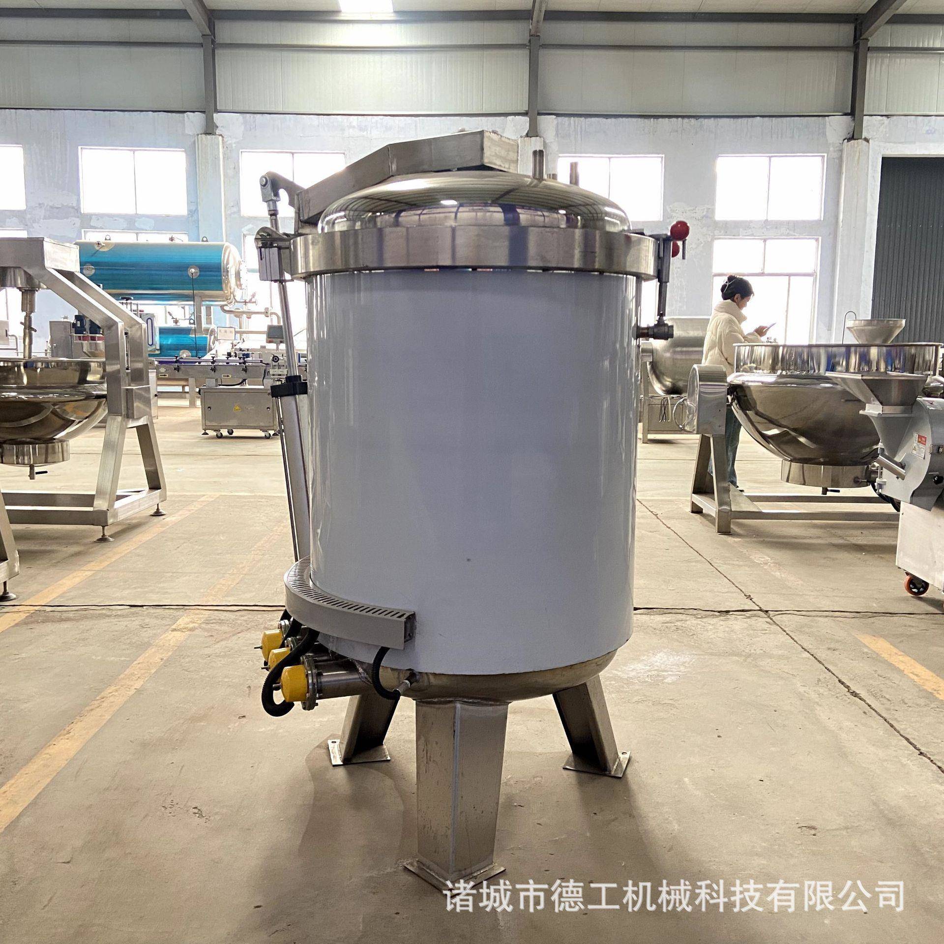 大容量煮鸭蛋高压锅立式粽子高压蒸煮锅牛板筋牛骨汤高压蒸煮锅