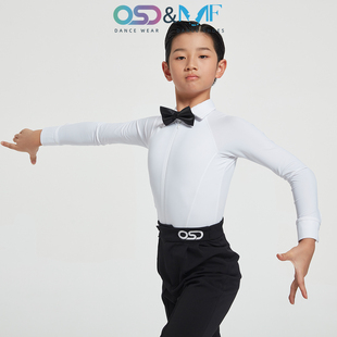 OSD舞服2025新款舞蹈服专业比赛规定赛服少儿童套装男童拉丁舞服