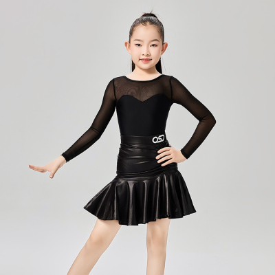 舞服女童拉丁舞练习服套装