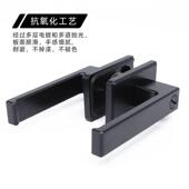 极窄平开门锁小方型极简玻璃铝合金窄边门锁浴室卫生间通用门把手