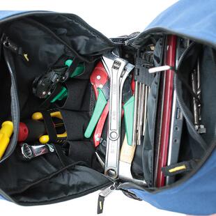 工具包帆布多功能大号背包牛津布电梯维修工作包男加厚双肩电工包