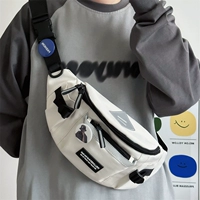 Белая единая сумка без висящего орнамента [обновление версия]