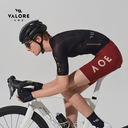 AOE无界气动贴合骑行服短上衣男