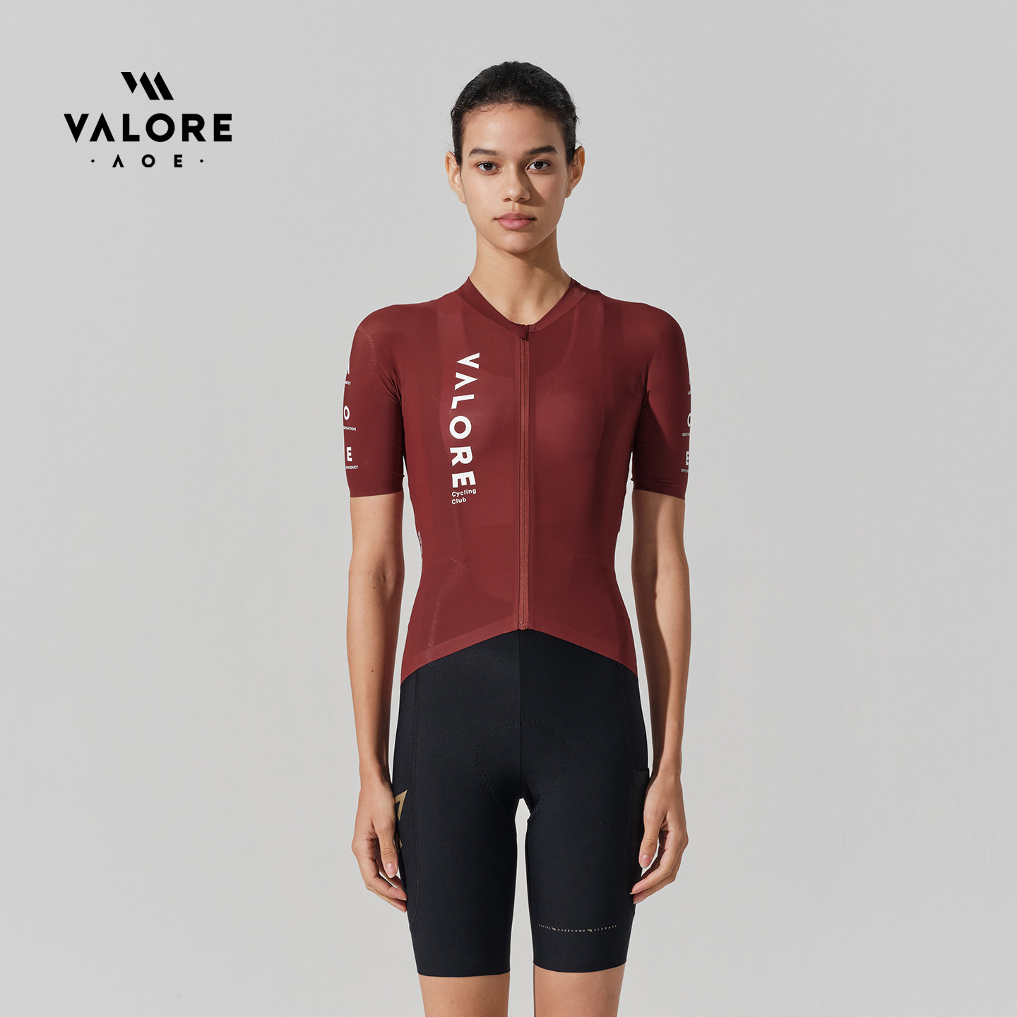 VALOREAOE公路车一体式骑行服女士超好看短上衣春夏2026新款无界