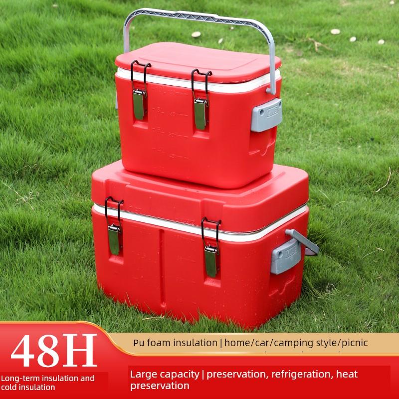 不锈钢大容量保温箱摊位商业冷藏户外保鲜机通用保温餐运输家