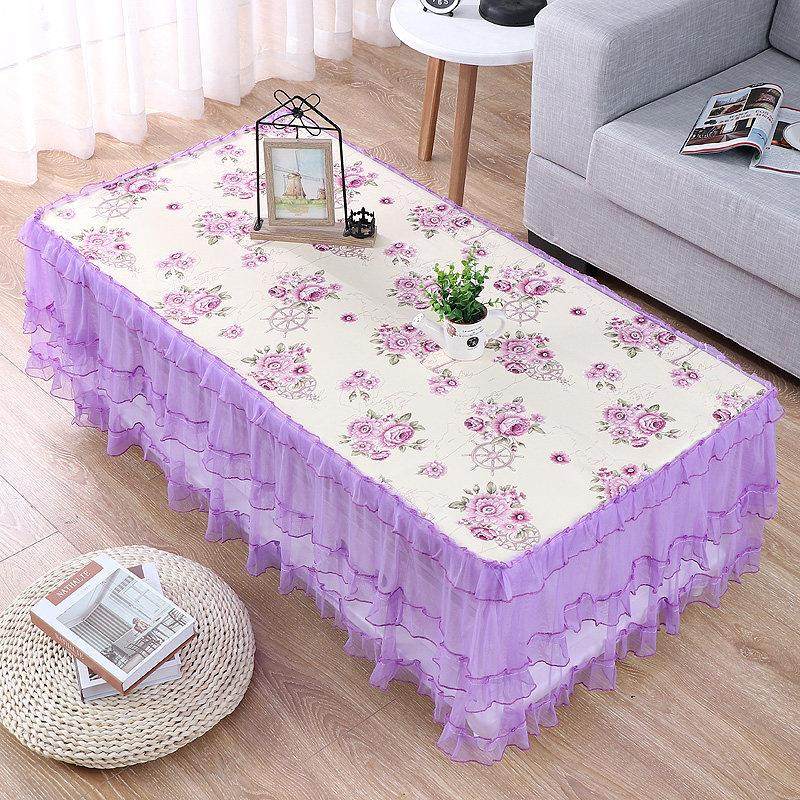 布艺茶几桌布罩餐桌客厅床头柜蕾丝电视柜防尘套椅子盖巾长方形套,居家布艺,桌布,淘宝优惠券,粉丝福利购,淘宝优惠卷