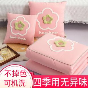 新款 多功能折叠汽车载抱枕被子两用午睡办公室靠垫枕头二合一四季
