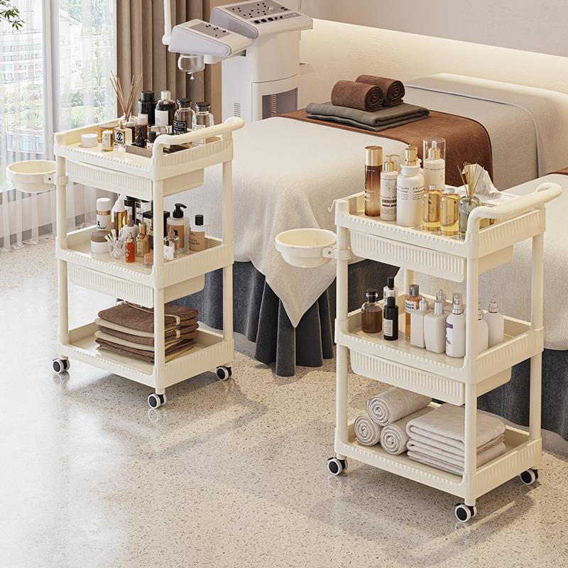 美容院专用小推车皮肤管理美甲移动置物架整形高级仪器手推工具车