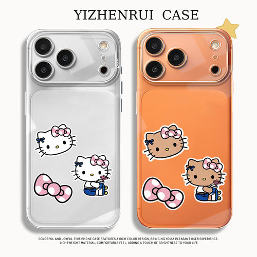 Hellokitty猫高颜值透明手机壳