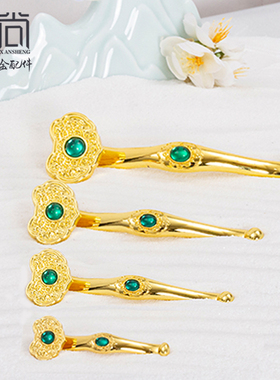 如意法器配件 弥勒佛 土地公 灵宝天尊法器 仙家神像合金配件