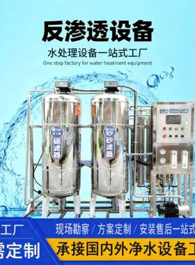 小型饮料厂专用反渗透纯水设备 食品加工纯水过滤系统
