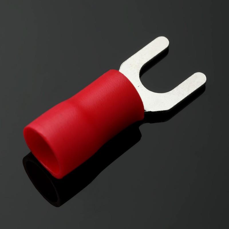 国标 SV8-5 引进预绝缘叉形冷压接线端头U型接线端子100只