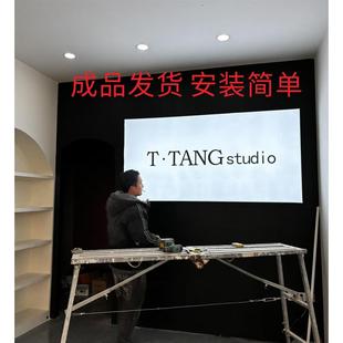 背景墙灯箱定制杜邦纸灯箱前台UV软膜灯箱定制卡布灯箱