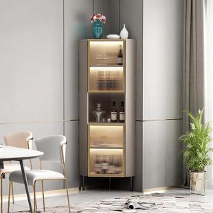 角柜墙角柜转角柜酒柜轻奢边角柜储物书架客厅拐角书柜角落餐边柜