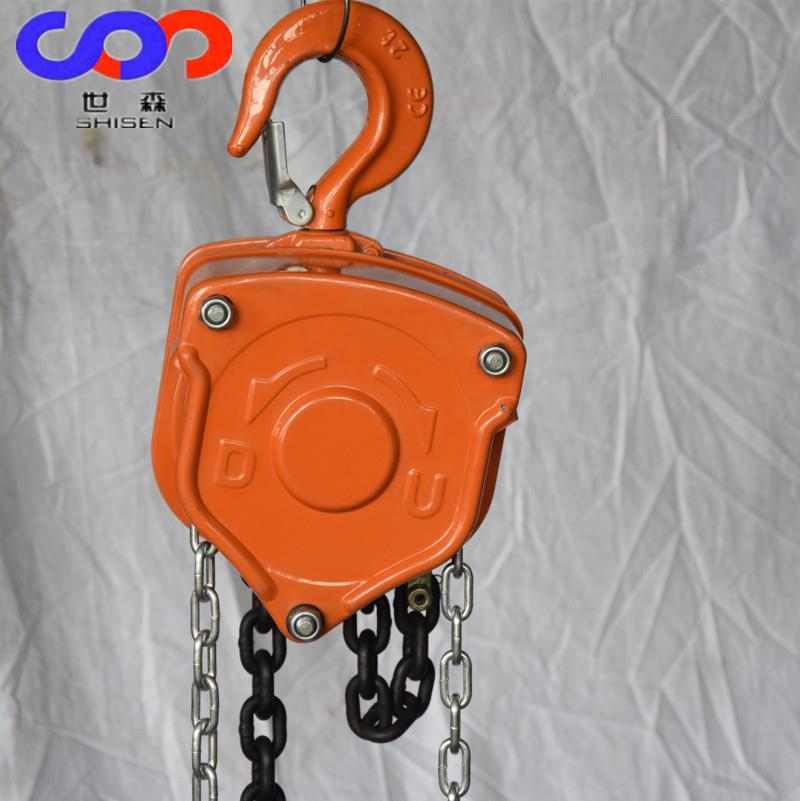 3T6M手动吊链葫芦HS-VT3吨6米手拉方形葫芦V型进出口chainblock