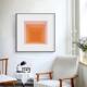 Josef Albers抽象色块工业风装 饰画极简艺术高级感挂画客厅餐厅画