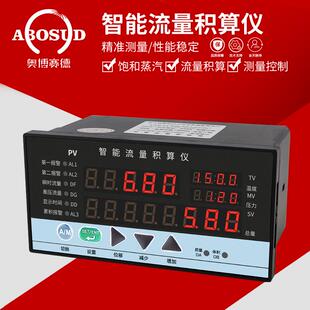 96mm 智能流量积算仪温压补偿定量积算控制仪表涡轮电磁涡街表96