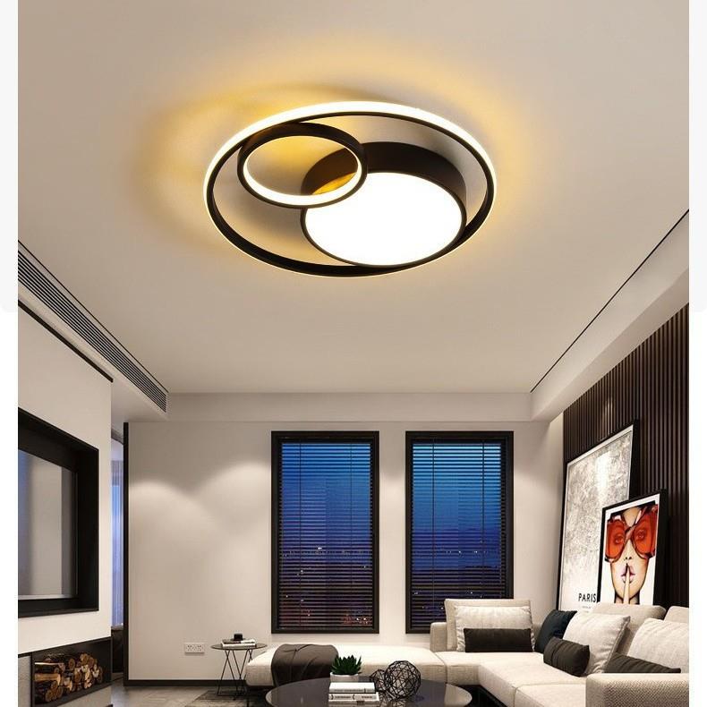 简约圆形卧室灯LED吸顶灯现代家用温馨餐厅北欧创意个性房间灯具