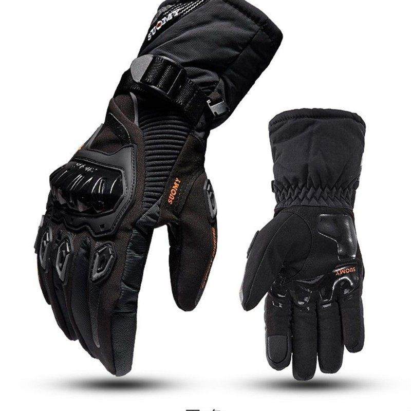 冬季摩托车手套防水保暖四季骑行机车骑士防摔越野加厚长款手