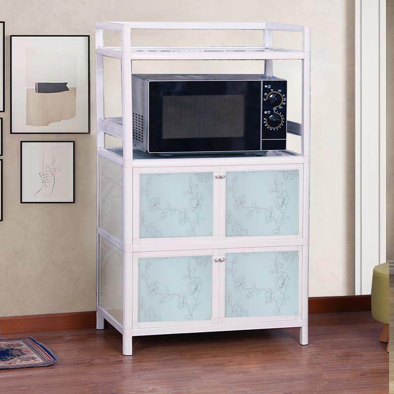 简易厨房微波炉多层落地式置物架烤箱多功能家用铝合金储物置物柜,住宅家具,餐边柜,淘宝优惠券,粉丝福利购,淘宝优惠卷