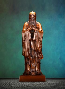 包邮紫铜孔子摆件孔子像孔夫子人物站像赠母校庆典礼物毕业纪念