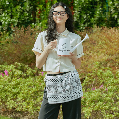 GRAFFETTA叠穿蕾丝百搭时髦P帘