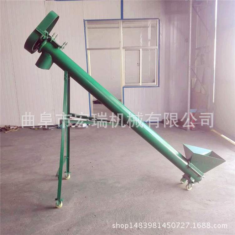 小型热镀锌螺旋抽粪机 干湿两用抽粪机螺旋输送机