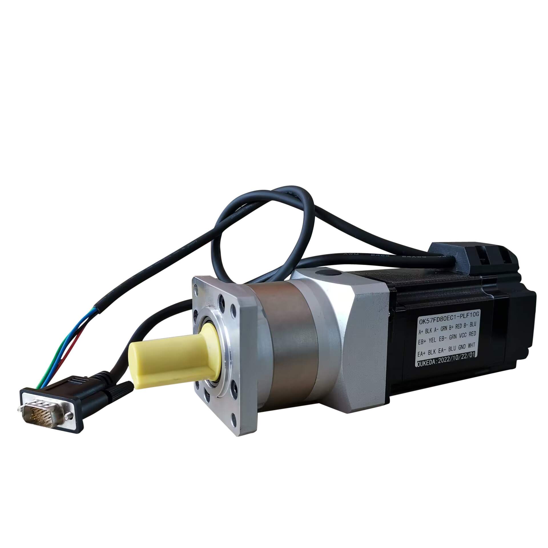OK57FD80EC1-PLF10G NEMA23 Closed loop precision reduction 57