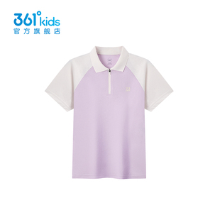 女童学院上衣 361儿童POLO衫 夏装 新品 男童速干T恤短袖