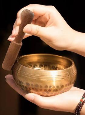 头部治疗唱碗，梵文音碗，佛音碗，瑜伽冥想治疗禅修碗，铜编钟，