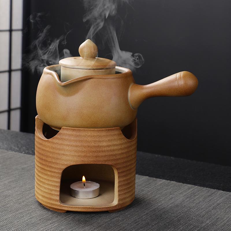 围炉煮茶壶温茶中式手工侧把壶烧水酒精加热木炭温茶泡茶功夫茶具