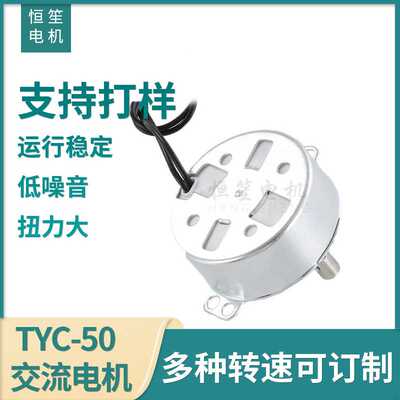 永磁同步电机TYC50交流电机 烤箱摇头风扇24V交流电机