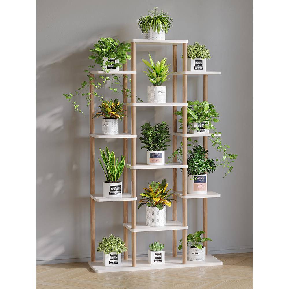 家用茶架子进门落地客厅展示柜实木隔断简约现代博古柜多宝阁玄关