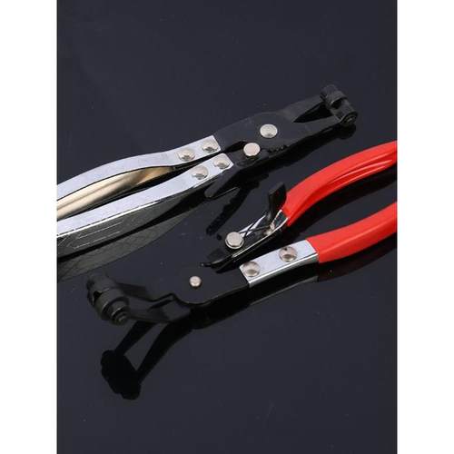 汽车水管卡箍钳直型喉式管束钳可弯式带线卡箍卡扣钳卡箍夹持钳子