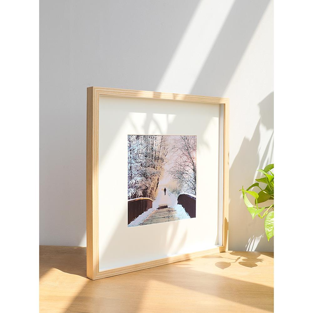 实木方形相框墙挂外框木制简单肖像框方形相框自定义框架任何尺寸