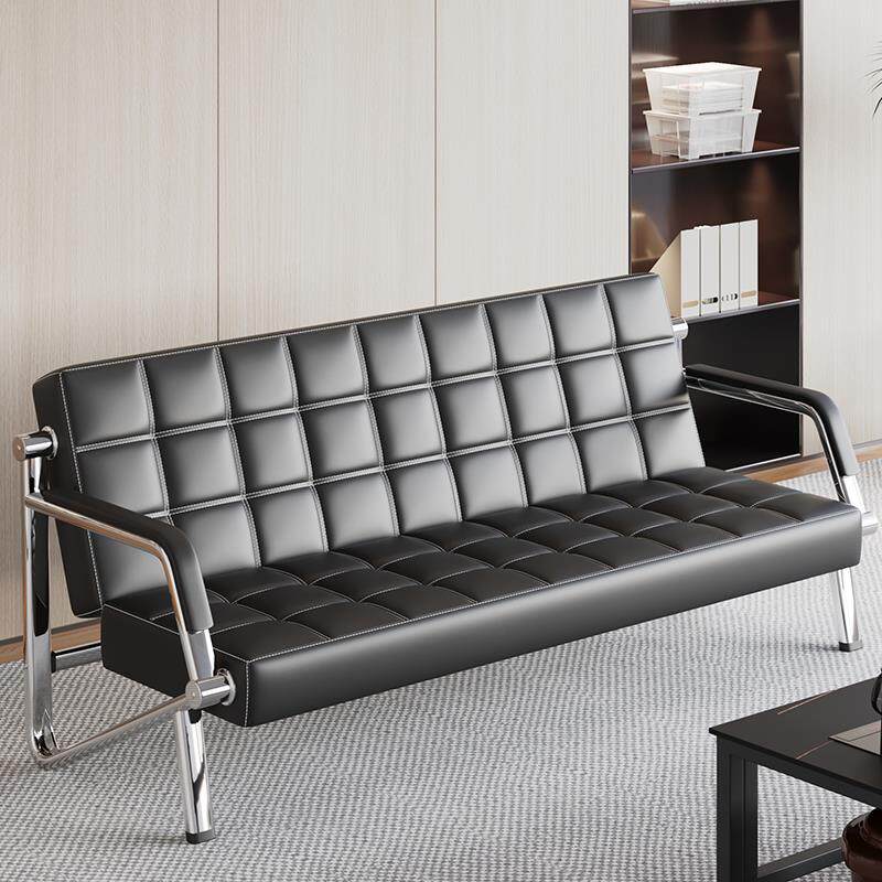 办公沙发茶几一体式组合工地商务长条接待会客室三人位家具