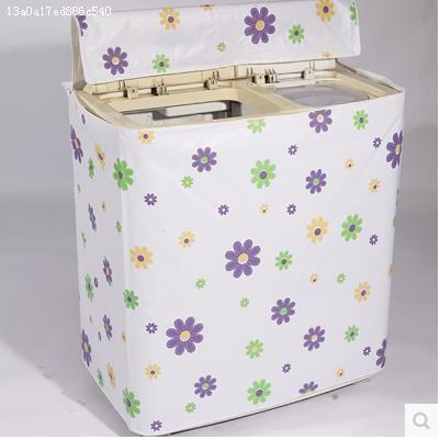 小型迷你双筒洗衣机套小鸭双缸洗衣机防水罩子半自动双桶外罩