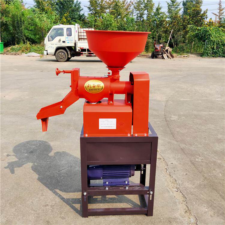 小型糙米脱皮碾米机玉米去皮制糁机电动小型水稻剥皮机