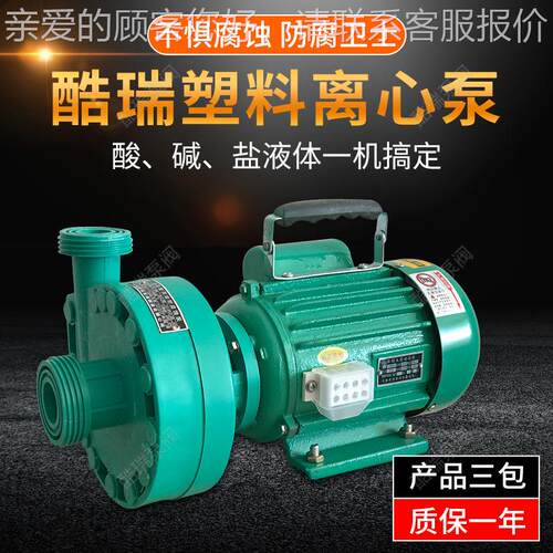 牌海水0离心泵 工程塑料离心 F40P-32-125泵 FP12 WUD塑料离心