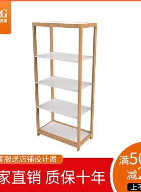 诺米nome货架创意简约母婴服装促销展示架木质双面饰品置物货架