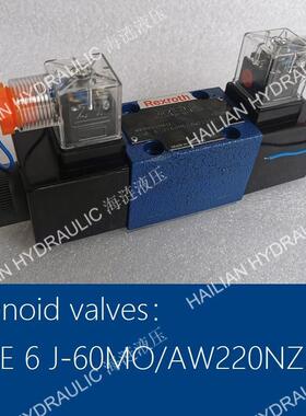 Solenoid valves 4WE 6 J-60/MOAW220NZ5L电磁阀舱盖液压阀麦基嘉