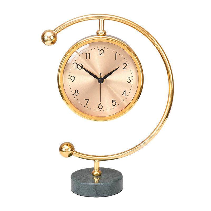 轻奢时尚创意座钟现代个性台钟客厅静音桌面钟家居摆件立钟时钟表,金属材料及制品,金属加工件/五金加工件,淘宝优惠券,粉丝福利购,淘宝优惠卷