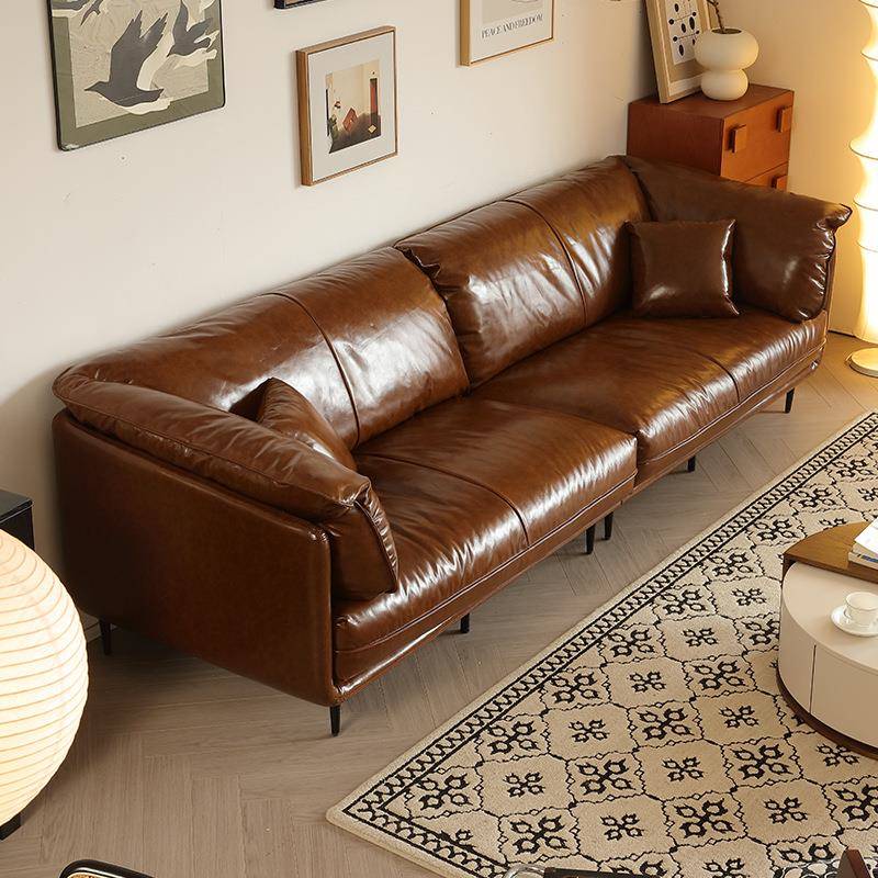 直排绿色古风2025新款复古沙发小户型意式极简美式沙发客包邮