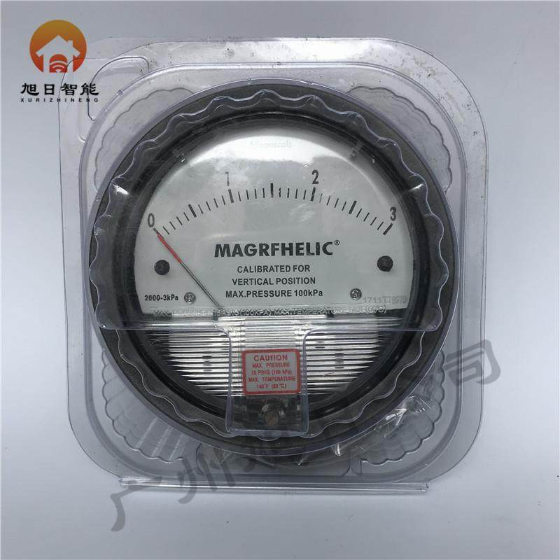 MAGREHLIC微压差表2000-3kPa0-3kPa空气洁净室微压表微差压表