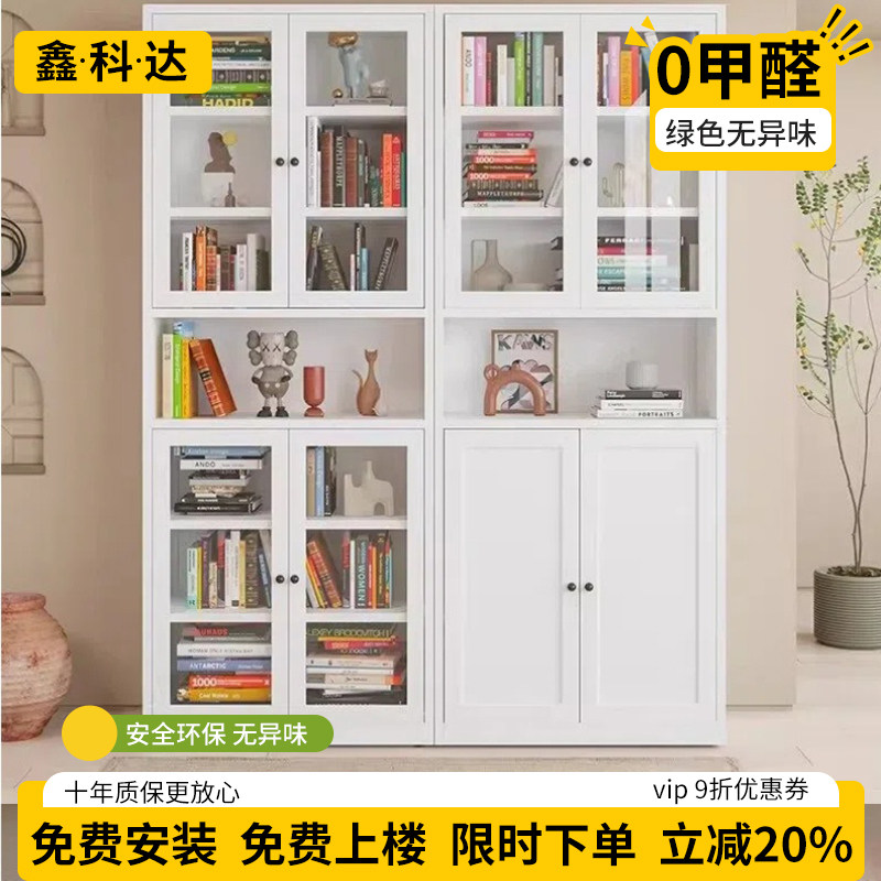 冷轧钢板大容量无甲醛书柜图片
