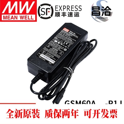 GSM60A明纬P1J医疗A05/A07/A09/A12/A15/A18/A24/A48电源供应器5V