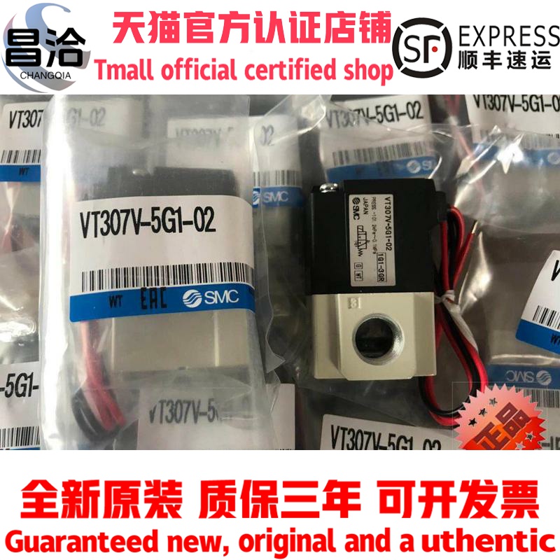 SMC VT307-3-4-5-6-D-D1-DZ-DZ1-01-02 12V 24V 220V 电磁阀