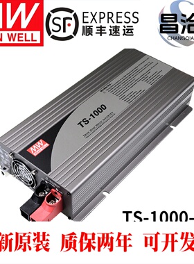 明纬电源TS-1000W正弦波逆变器148A/212B/224B/248B 24V48V转220V